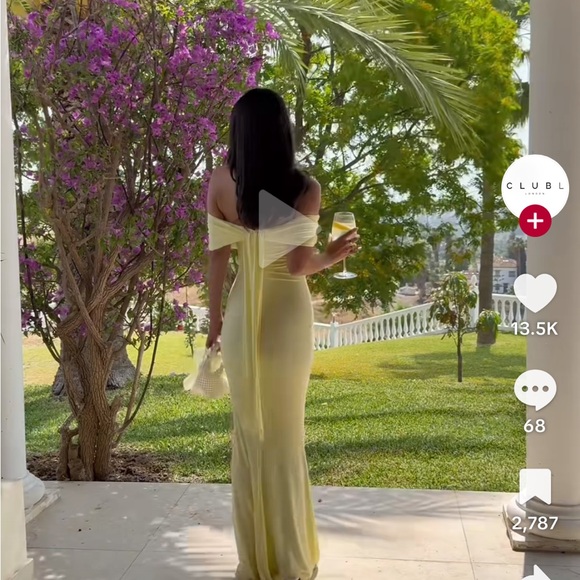 Club L London Navy Blue maxi dress - Picture 6 of 6